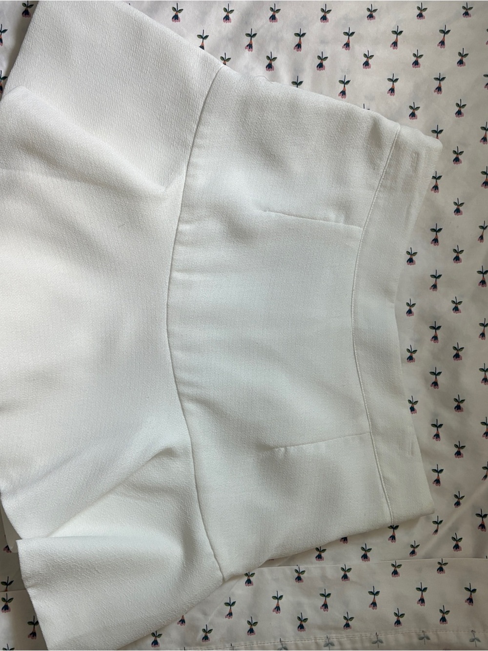 White Ruffle Layered Skort - Picture 2 of 3